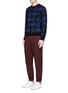 Figure View - Click To Enlarge - PS PAUL SMITH - Dot paisley intarsia wool sweater