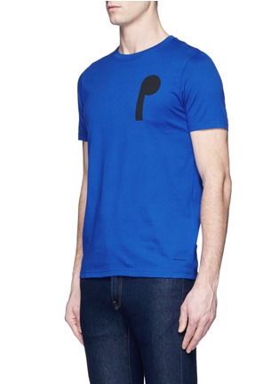 Front View - Click To Enlarge - PS PAUL SMITH - Alphabet print organic cotton T-shirt