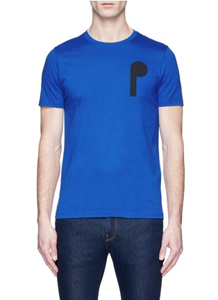 Main View - Click To Enlarge - PS PAUL SMITH - Alphabet print organic cotton T-shirt