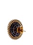 Detail View - Click To Enlarge - AISHWARYA - Diamond ruby cabochon gold alloy stud earrings