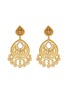 Main View - Click To Enlarge - AISHWARYA - Diamond gold alloy beaded openwork drop earrings