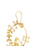 Detail View - Click To Enlarge - AISHWARYA - Diamond sapphire gold alloy bird hoop earrings