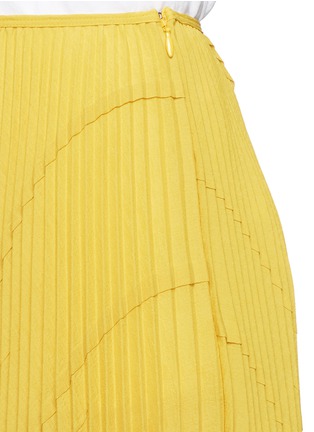 Detail View - Click To Enlarge - CÉDRIC CHARLIER - Plissé pleat midi skirt