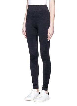 Front View - Click To Enlarge - 72883 - 'Breathe' circular knit leggings