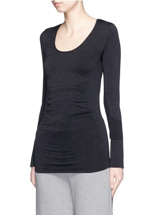 Front View - Click To Enlarge - 72883 - 'Stretch' circular knit top