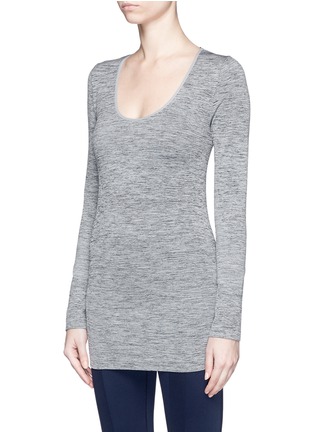 Front View - Click To Enlarge - 72883 - 'Stretch' circular knit top