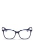 Main View - Click To Enlarge - RAY-BAN - 'RB7066' acetate square optical glasses