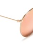 Detail View - Click To Enlarge - RAY-BAN - 'RB3532' folding round metal mirror sunglasses