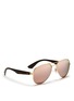 Figure View - Click To Enlarge - RAY-BAN - 'RB3523' metal aviator mirror sunglasses