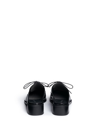 Back View - Click To Enlarge - STUART WEITZMAN - 'Half days' leather Oxford mules