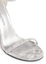 Detail View - Click To Enlarge - STUART WEITZMAN - 'Nudist Song' clouded marble print leather sandals
