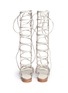 Back View - Click To Enlarge - STUART WEITZMAN - 'Sparta' knee high leather gladiator sandals