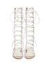 Front View - Click To Enlarge - STUART WEITZMAN - 'Sparta' knee high leather gladiator sandals