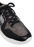 Detail View - Click To Enlarge - STUART WEITZMAN - 'Dreamy' leather metallic lamé sneakers