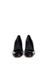 Front View - Click To Enlarge - STUART WEITZMAN - 'Bold Fore' bow patent leather pumps