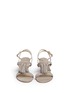 Front View - Click To Enlarge - STUART WEITZMAN - 'Tasselmania' suede chunky heel sandals