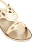 Detail View - Click To Enlarge - STUART WEITZMAN - 'Gel Fisher' lattice cutout jelly sandals