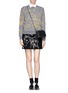 Figure View - Click To Enlarge - STELLA MCCARTNEY - Quilted face embroider sweater