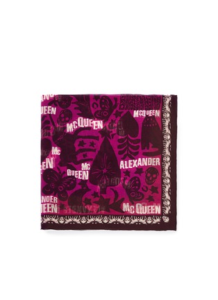 Main View - Click To Enlarge - ALEXANDER MCQUEEN - Fairytale print silk scarf