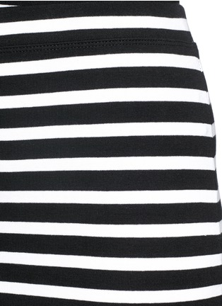 Detail View - Click To Enlarge - T BY ALEXANDER WANG - Engineer stripe stretch jersey pencil skirt