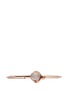 Main View - Click To Enlarge - SHAMBALLA JEWELS - 'Nyima Cuff Mini' diamond pavé 18k rose gold bangle