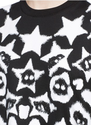 Detail View - Click To Enlarge - GIVENCHY - Star jaguar print oversize T-shirt