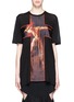 Main View - Click To Enlarge - GIVENCHY - 'Fauno' cross print cotton T-shirt