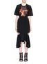Figure View - Click To Enlarge - GIVENCHY - 'Fauno' cross print cotton T-shirt