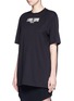 Front View - Click To Enlarge - GIVENCHY - 'I Feel Love' slogan T-shirt