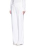 Figure View - Click To Enlarge - GIVENCHY - Pleat wide leg stretch cady pants