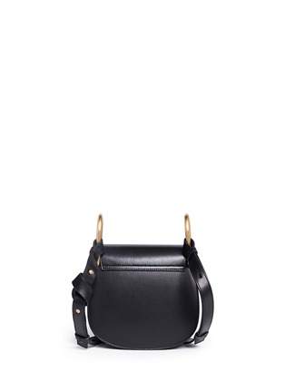 Back View - Click To Enlarge - CHLOÉ - Hudson' mini charm leather saddle bag