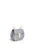 Figure View - Click To Enlarge - CHLOÉ - 'Drew' mini snakeskin leather bag