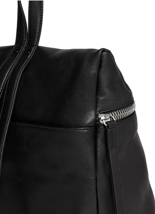 Detail View - Click To Enlarge - KARA - Medium smooth leather backpack