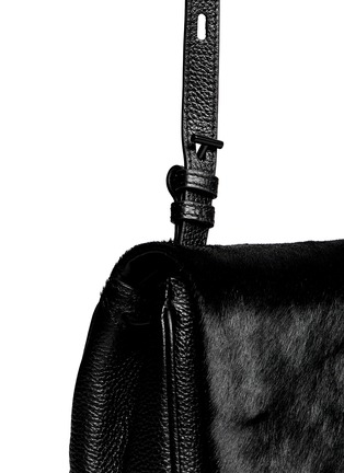 Detail View - Click To Enlarge - KARA - Small pony hair crossbody bag
