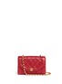 Main View - Click To Enlarge - VINTAGE CHANEL - Quilted leather shoulder bag