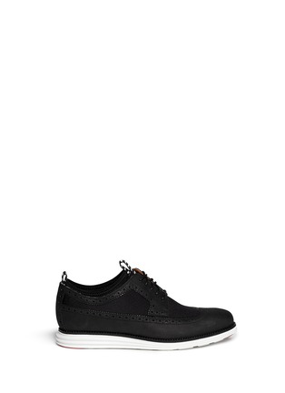 Main View - Click To Enlarge - COLE HAAN - 'LunarGrand' neoprene leather Derbies