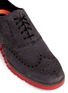 Detail View - Click To Enlarge -  - 'ZeroGrand No Stitch' suede Oxfords