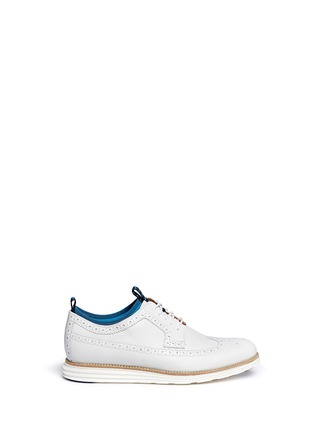 Main View - Click To Enlarge -  - 'LunarGrand' neoprene leather Derbies