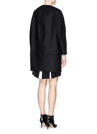 Back View - Click To Enlarge - PROENZA SCHOULER - Wool blend double breasted bomber coat