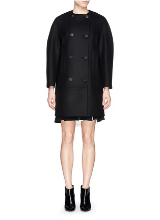 Main View - Click To Enlarge - PROENZA SCHOULER - Wool blend double breasted bomber coat