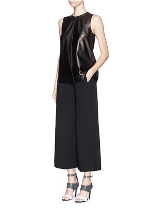 Figure View - Click To Enlarge - PROENZA SCHOULER - Stretch wool culottes