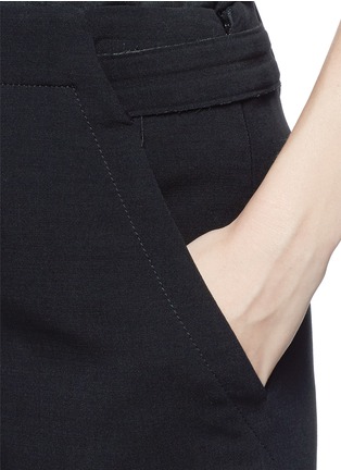 Detail View - Click To Enlarge - PROENZA SCHOULER - Stretch wool wide leg pants