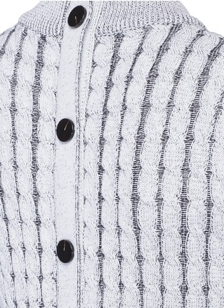 Detail View - Click To Enlarge - PROENZA SCHOULER - Cable knit sweater dress