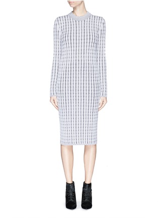 Main View - Click To Enlarge - PROENZA SCHOULER - Cable knit sweater dress