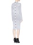 Figure View - Click To Enlarge - PROENZA SCHOULER - Cable knit sweater dress