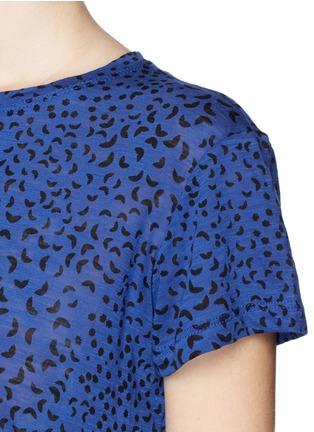 Detail View - Click To Enlarge - PROENZA SCHOULER - Abstract star print tissue jersey T-shirt