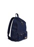 Front View - Click To Enlarge - EASTPAK X HOUSE OF HACKNEY - x Jean Paul Gaultier denim backpack
