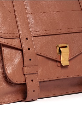 Detail View - Click To Enlarge - PROENZA SCHOULER - 'PS1' large leather satchel