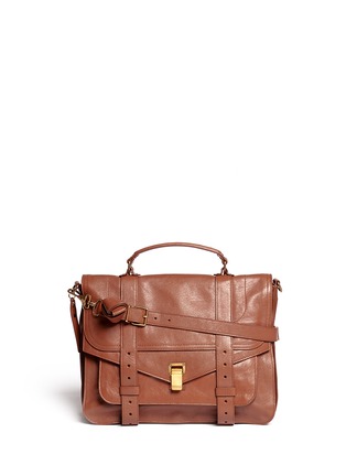 Main View - Click To Enlarge - PROENZA SCHOULER - 'PS1' large leather satchel