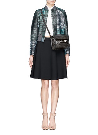 Figure View - Click To Enlarge - PROENZA SCHOULER - PS11 chalkboard leather bag